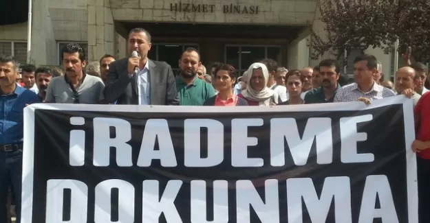 Belediye çalışanlarından 'İrade' eylemi!