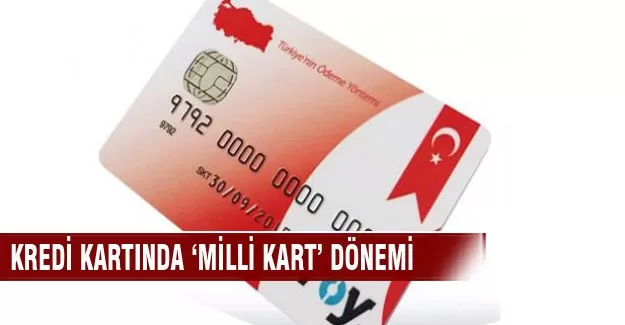 Milli kredi kartı geliyor!