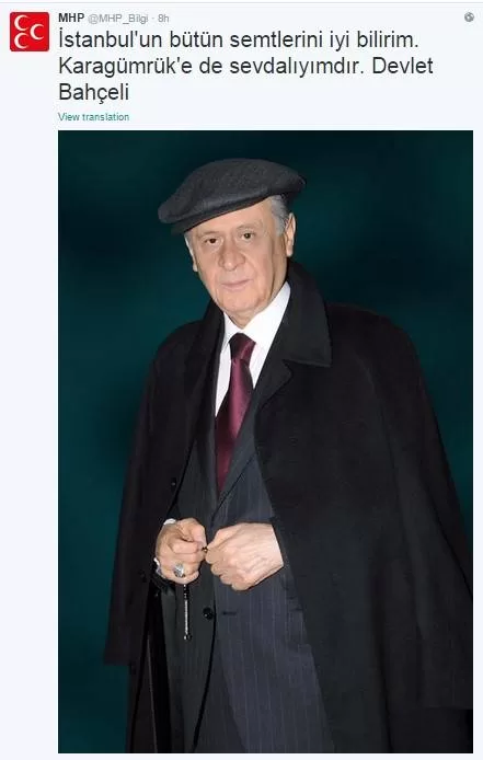 Bahçeli Erdoğan'a kasket ve tespih ile meydan okudu