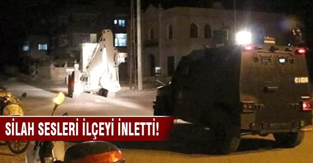 Silah sesleri ilçeyi inletti!
