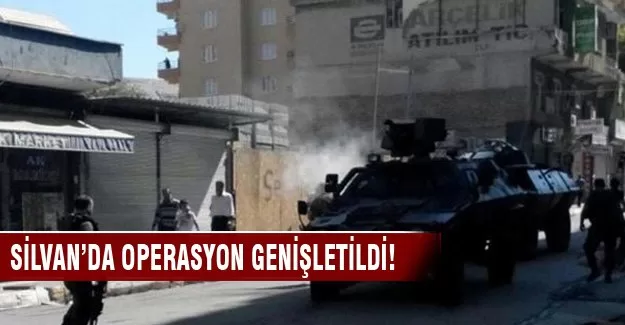 Silvan'da geniş çaplı operasyon