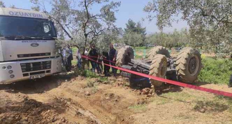 Bursa'da feci ölüm! Devrilen traktörün altında can verdi