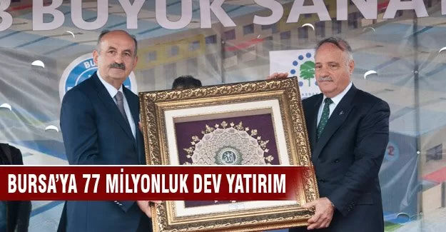 Bursa'da dev yatırımın temelleri atıldı