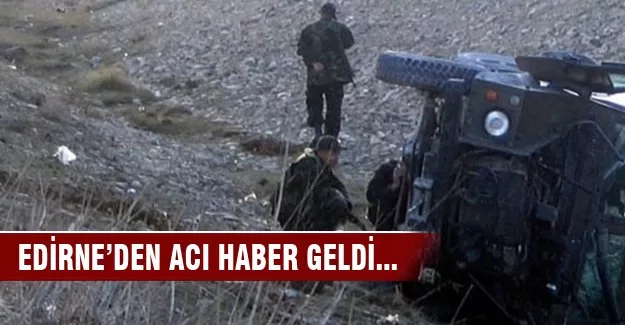 Kazada yaralanan teğmen şehit oldu