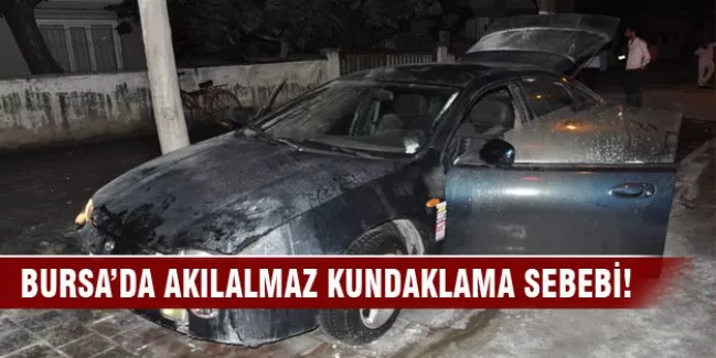 Nasıl olsa yenisini alır deyip aracı kundakladı