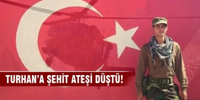 Turhal’a şehit ateşi düştü