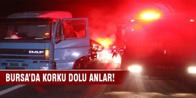 Bursa'da korku dolu anlar