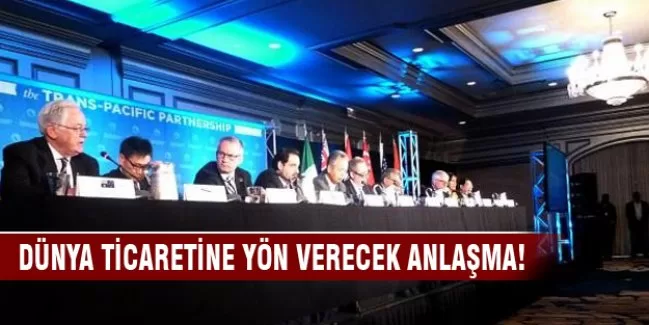 Dünya ticaretinin yüzde 40'ına yön verecek ticaret anlaşması imzalandı