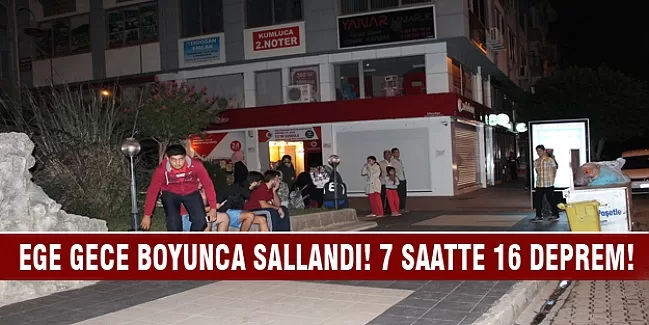 Ege beşik gibi sallandı!