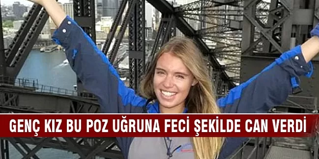 Genç kız bu poz uğruna feci şekilde can verdi