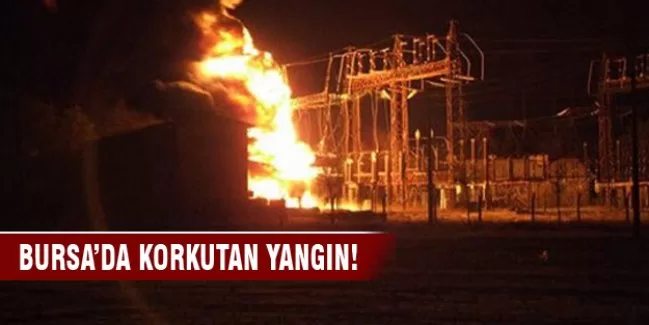 Trafoda yangın çıktı