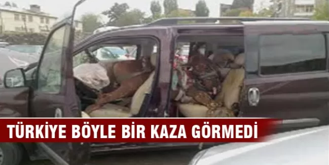 Türkiye böyle kaza görmedi!
