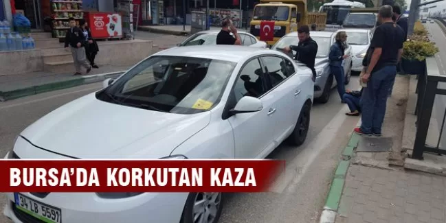 Eski Bakan'ı takip eden gazeteciler kaza yaptı