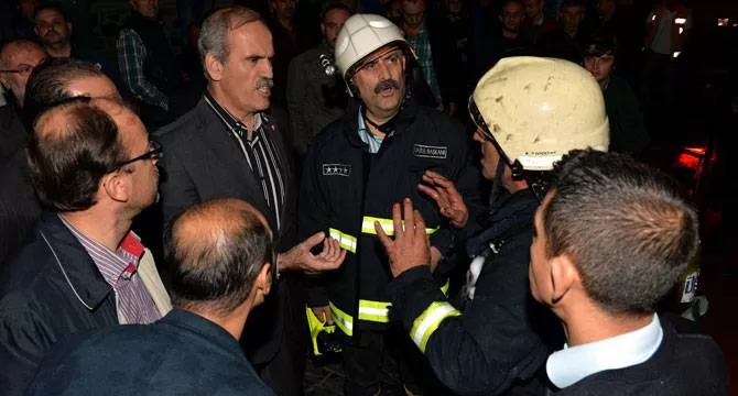 Bursa'da tarihi Kapalıçarşı'da büyük yangın