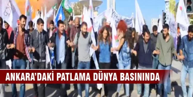 Ankara’daki patlama dünya basınında