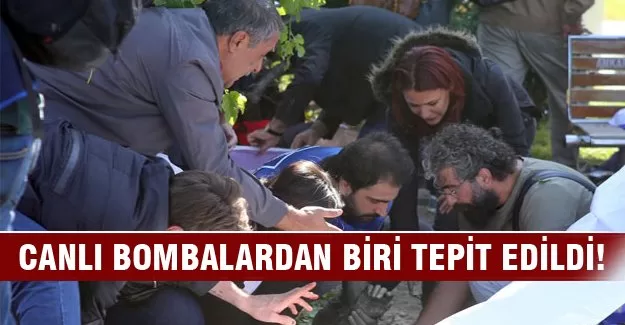 Canlı bombalardan biri tespit edildi!