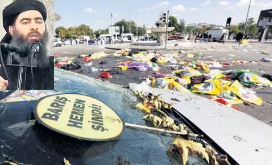 Ankara saldırısının talimatı Bağdadi'den iddiası