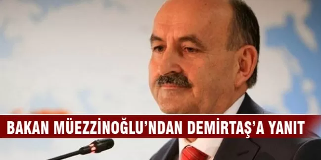 Bakan Müezzinoğlu'ndan, Demirtaş'a sert yanıt