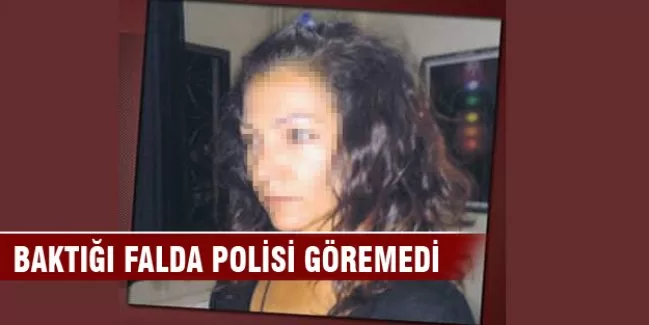 Falda polisi göremedi!