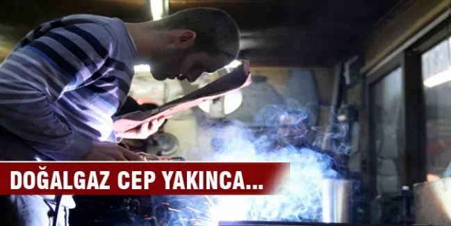 Doğalgaz cep yakınca...