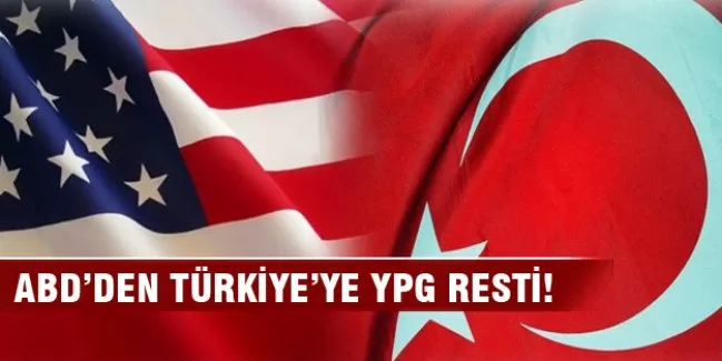 ABD'den Türkiye'ye YPG resti