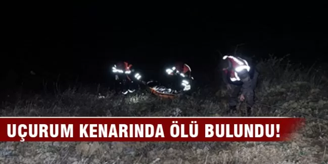 Uçurumda ölü bulundu