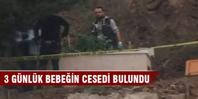 3 günlük bebeğin cesedi bulundu!
