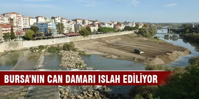 Mustafakemalpaşa'nın can damarı ıslah ediliyor