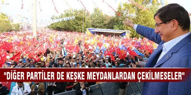 Başbakan Davutoğlu'ndan Bursa'da dev miting
