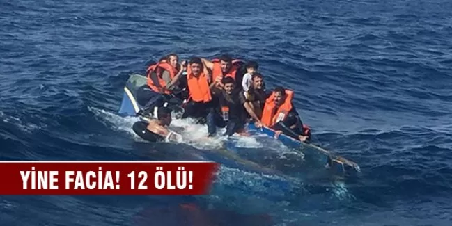 Çanakkale'de kaçak teknesi alabora oldu: 12 ölü