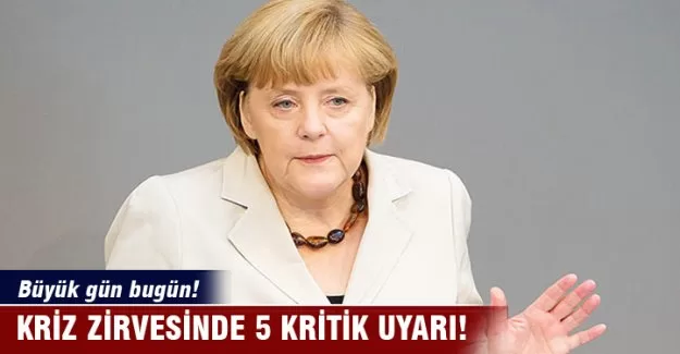 Kriz zirvesinde 5 kritik uyarı