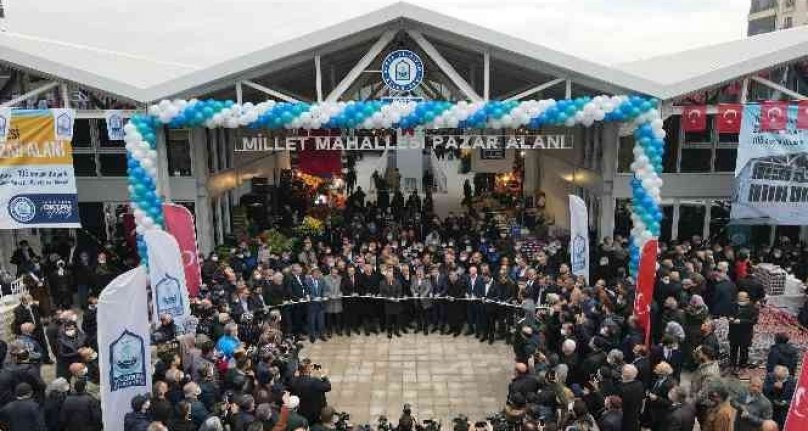 Bursa'da Millet giyim pazarı hizmete açıldı