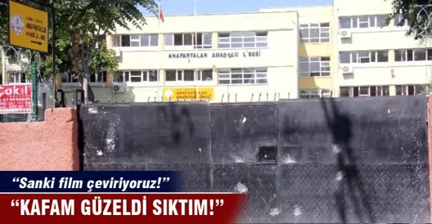 "Kafam güzeldi sıktım!"