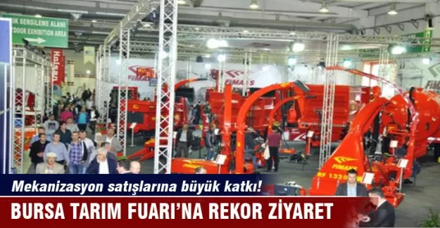 Bursa Tarım Fuarı'na rekor ziyaret