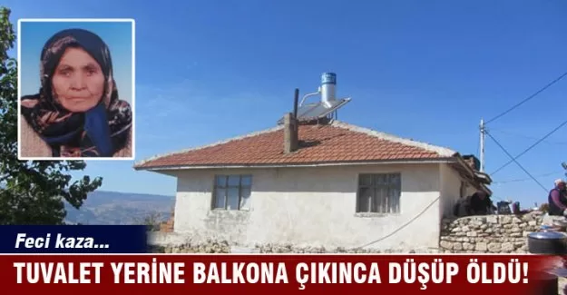 Tuvalet yerine balkona çıkınca düşüp öldü