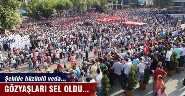 Kayseri şehidini uğurladı...