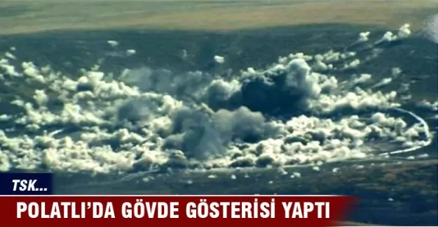 TSK Polatlı'da  gövde gösterisi yaptı