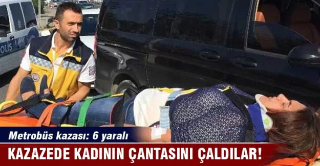 Merobüs kazası: 6 yaralı