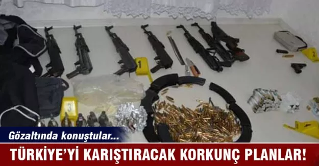 Şüpheliler korkunç planlarını anlattılar