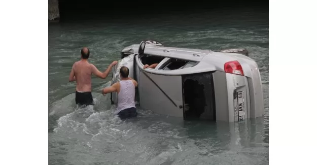 Sulama kanalında can pazarı