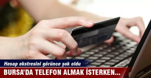 Telefon almak isterken dolandırıldı