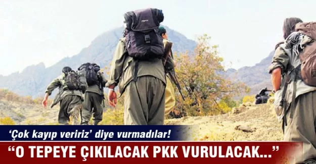 'Çok kayıp veririz' diye PKK'yı vurmadılar!