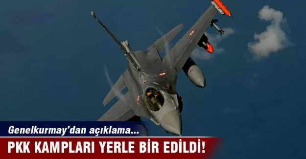 PKK kampları yerle bir edildi!G