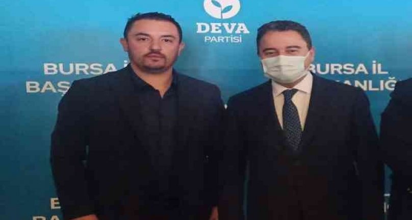 Bursa'da DEVA Partisi'nde şok istifa