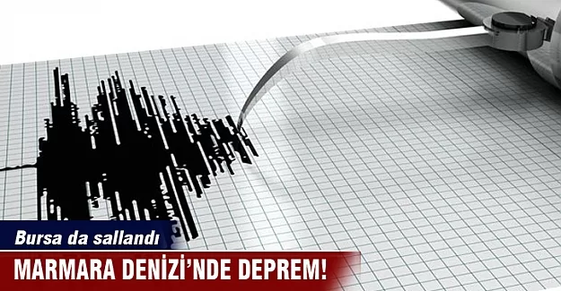 Marmara Denizi'nde korkutan deprem!