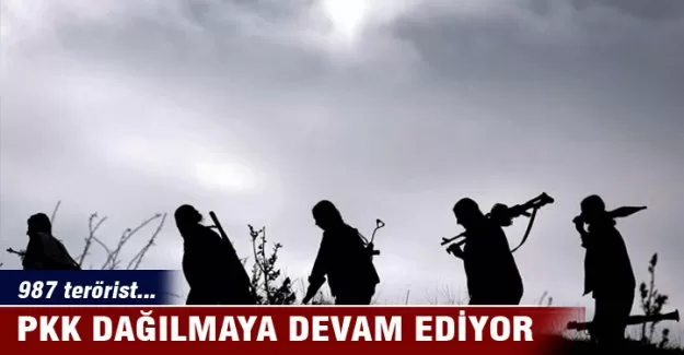 PKK dağılmaya devam ediyor...