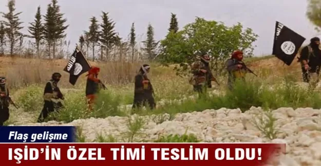IŞİD'in 'özel timi' teslim oldu