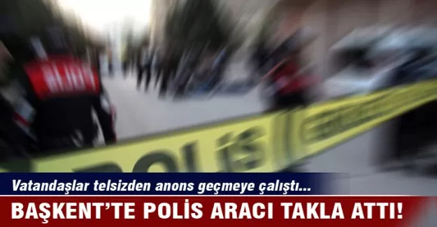Polis aracı takla attı: 2 polis ağır yaralı