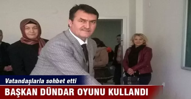 Başkan Dündar sandığa gitti