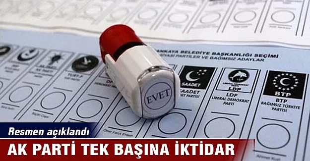 1 Kasım Seçim Sonuçları